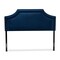 Baxton Studio Avignon Royal Blue Velvet Upholstered King Size Headboard 155-9330 - alternate 3